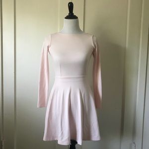 American Apparel Light Pink Skater Dress